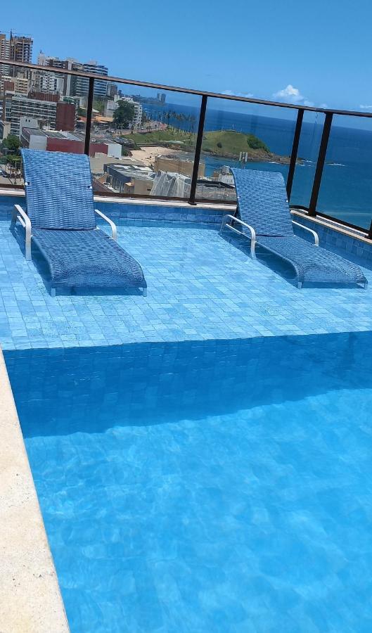 Loft Smart Farol Da Barra, Piscina Rooftop, Beira Mar No Farol Da Barra Salwador Zewnętrze zdjęcie